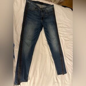 Flying Monkey skinny jeans with grey detailed stripe